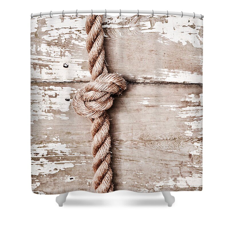 Knot Shower Curtain featuring the photograph A Knot by Lara Morrison