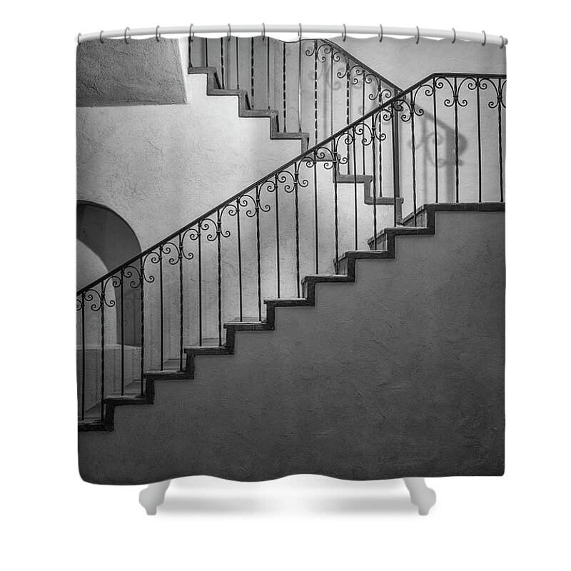 Balboa Park Shower Curtain featuring the photograph A Little Mystery by Joseph S Giacalone