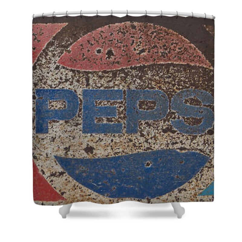 Pepsi Shower Curtain featuring the photograph A Little Tied But Still A Classic by Heidi Smith