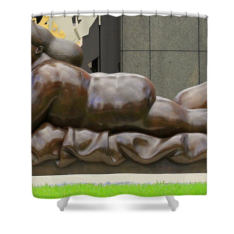 Bronze Shower Curtain featuring the photograph A Lot to LOve by Sean Allen