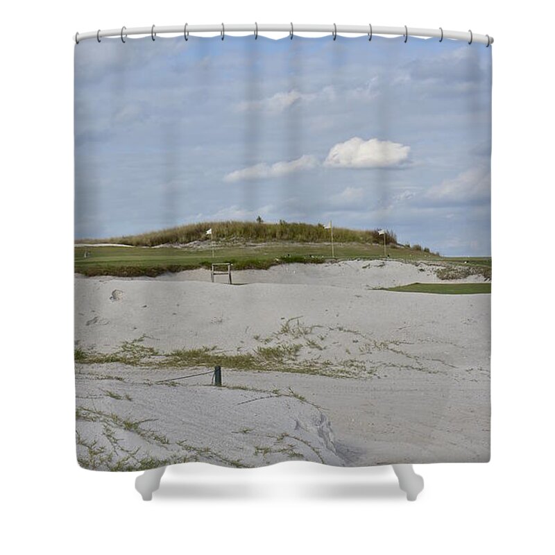 Golf Course Shower Curtain featuring the photograph A Most Unusual Golf Course by Carol Bradley