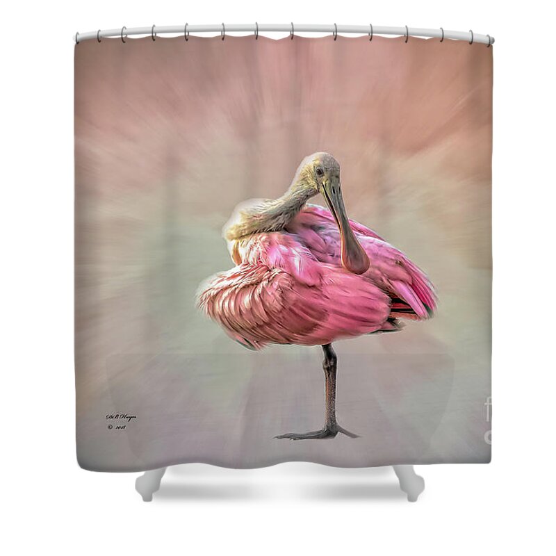 Birds Shower Curtain featuring the photograph A Mother Nature's Masterpiece by DB Hayes