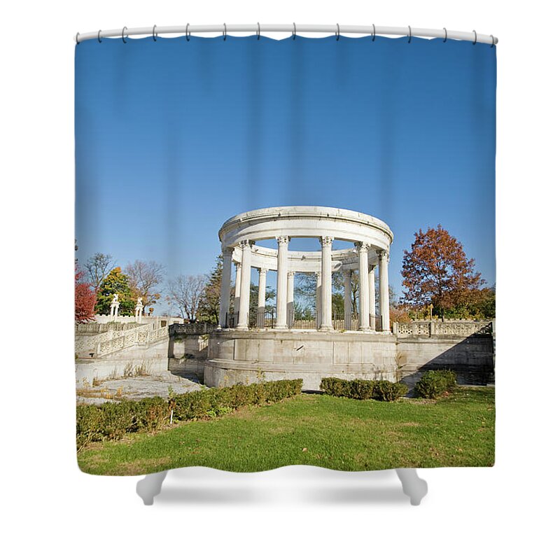 Landscape Shower Curtain featuring the photograph A place of peace by Jose Rojas
