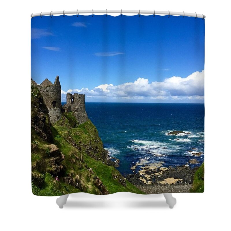 Travel Shower Curtain featuring the photograph Built Of Centuries by Amanda Heather