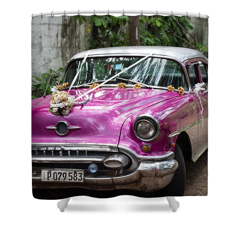 America Shower Curtain featuring the photograph A Ride For The Bride by Art Atkins