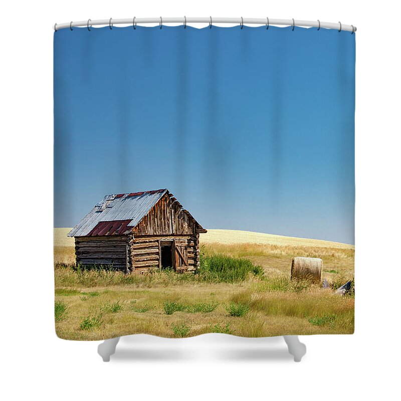 Shack Shower Curtain featuring the photograph A Shack Apart by Todd Klassy