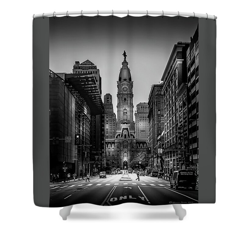 Marvin Saptes Shower Curtain featuring the photograph A Step Above B/W by Marvin Spates