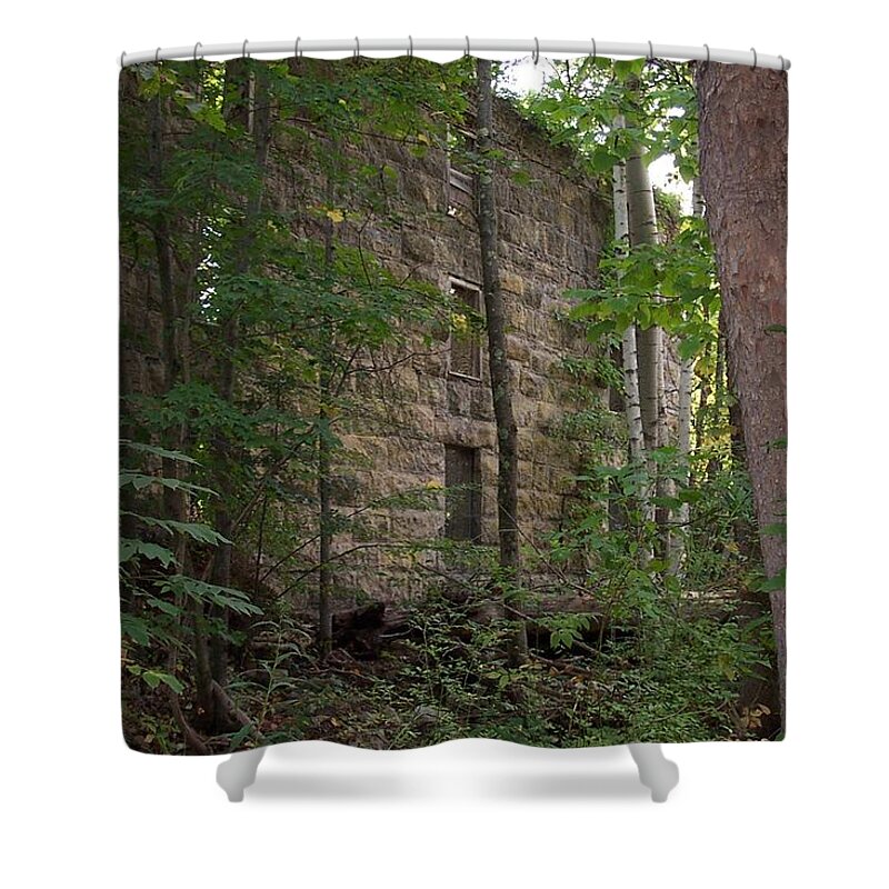  Shower Curtain featuring the photograph Abandoned Grandeur by Stephanie Piaquadio