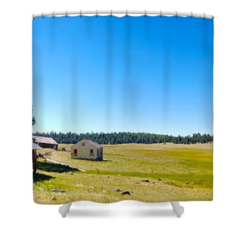 Arizona Shower Curtain featuring the photograph Abandoned in Meadow by Richard Gehlbach