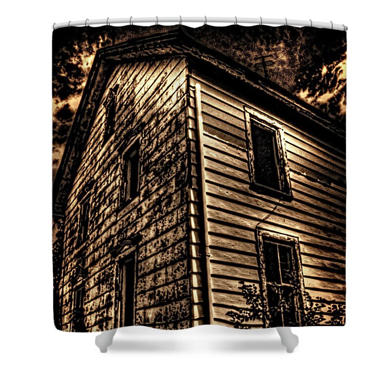Illinois Shower Curtain featuring the photograph Abandoned by Roger Passman