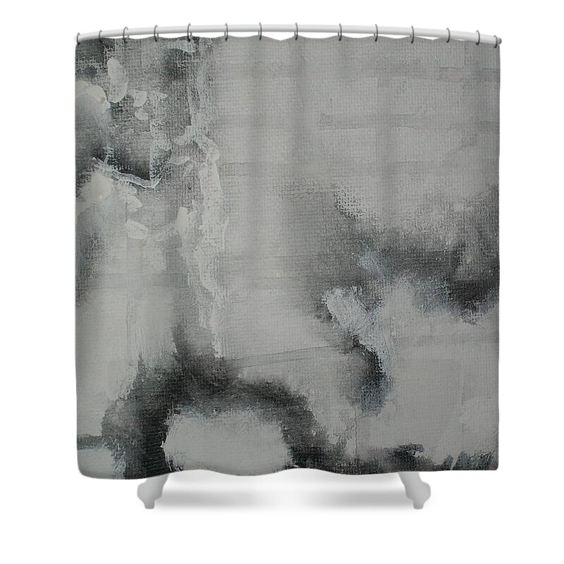 Abstract Art Shower Curtain featuring the painting Abstract #03 by Raymond Doward