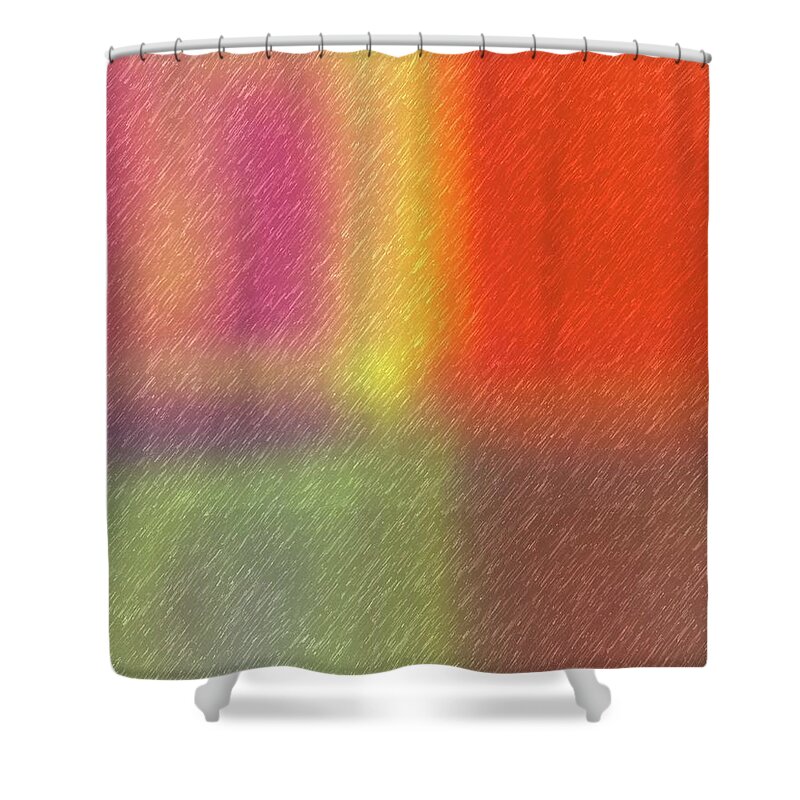 Abstract Shower Curtain featuring the digital art Abstract 5791 by Steve DaPonte