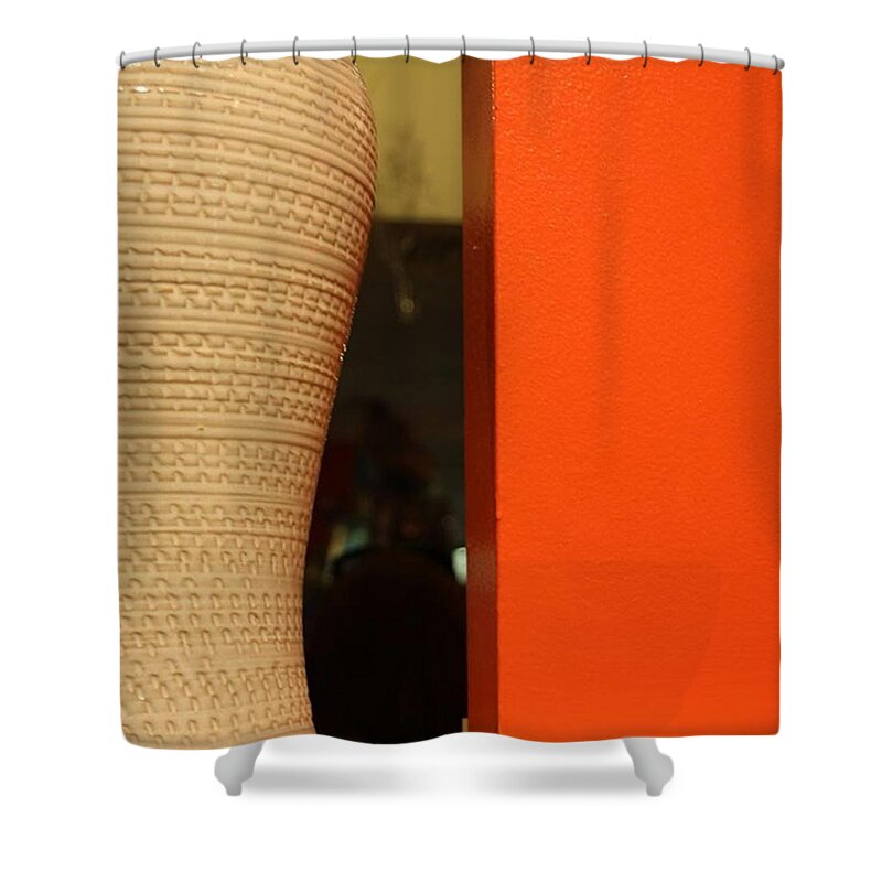 Orange Shower Curtain featuring the photograph Abstract #abstract #abstractphotography by Brenda Mardinly