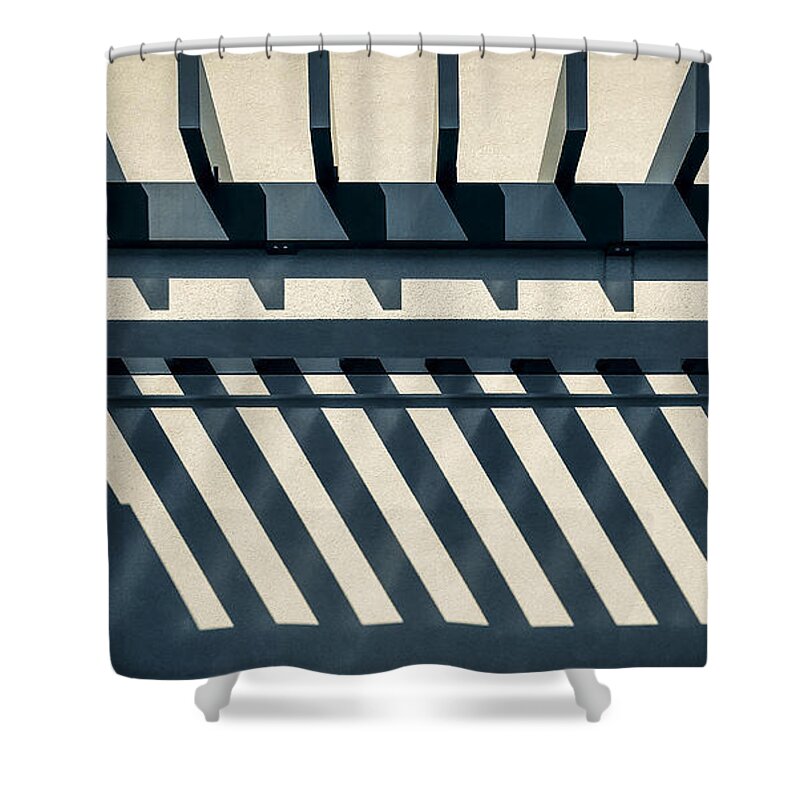 Abstract Shower Curtain featuring the photograph Abstract Architecture by Todd Blanchard