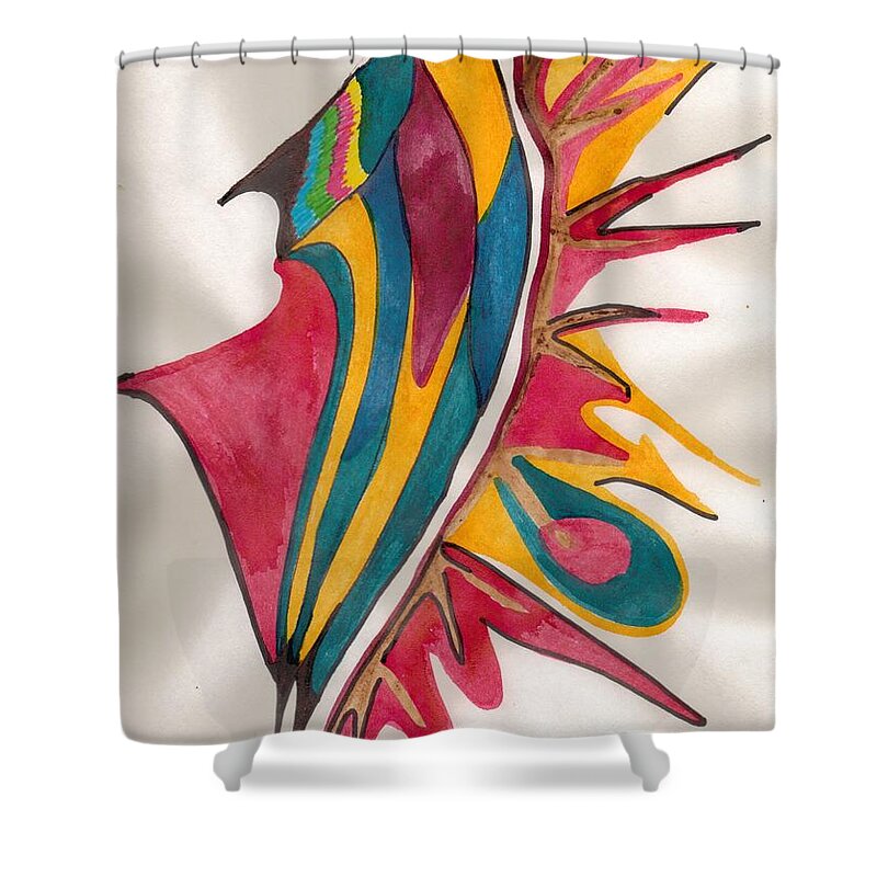 Abstract Shower Curtain featuring the photograph Abstract Art 102 by Mary Mikawoz