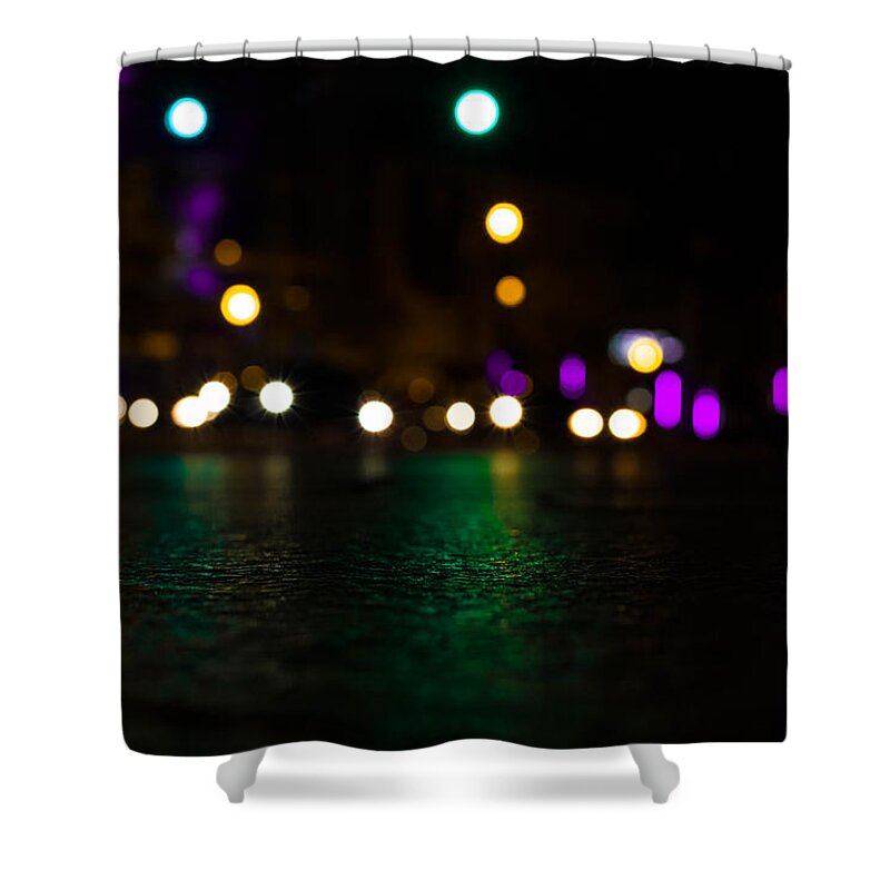 Colorful Shower Curtain featuring the photograph Abstract Color by Mike Dunn