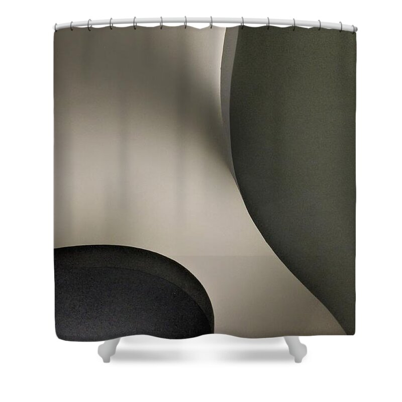 Abstract Shower Curtain featuring the photograph Abstract contemporay photography midCentury modern home decor by Jane Linders
