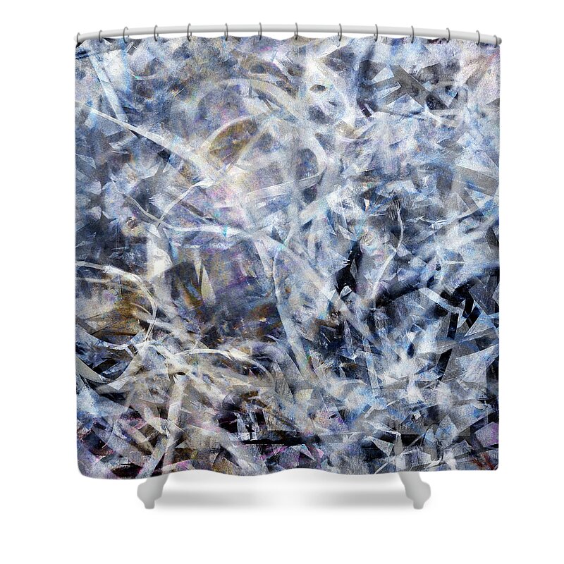 Abstract Shower Curtain featuring the photograph Abstract Expressionist Dance by Sheryl Karas