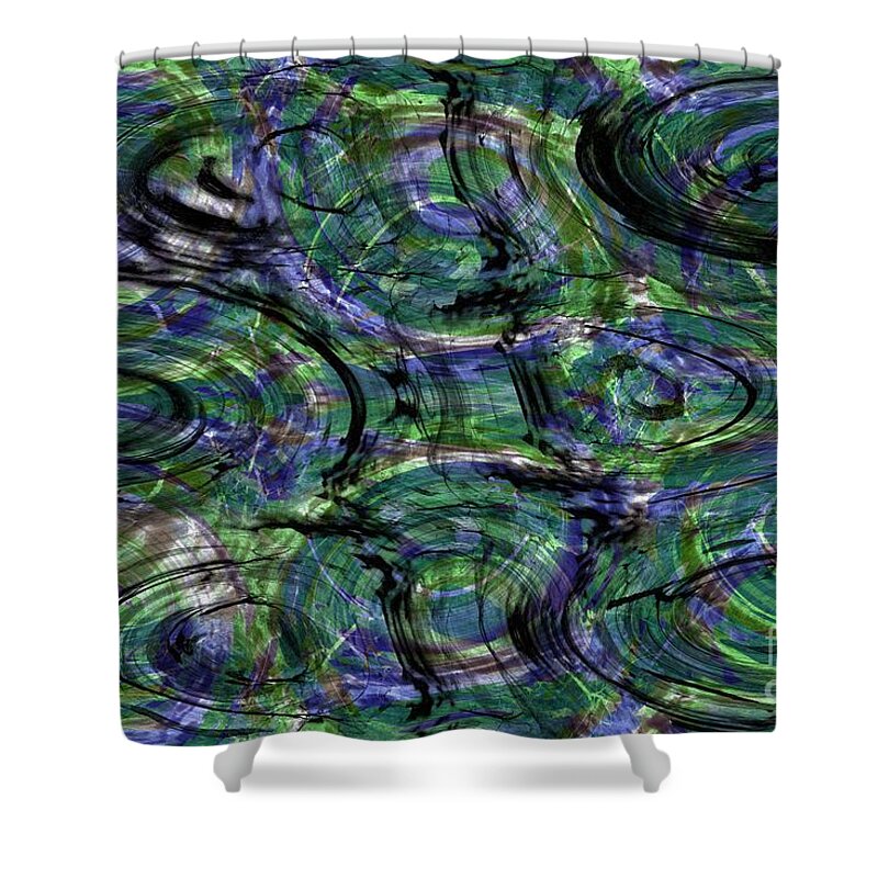 Abstract Shower Curtain featuring the photograph Abstract Pattern 5 by Jean Bernard Roussilhe