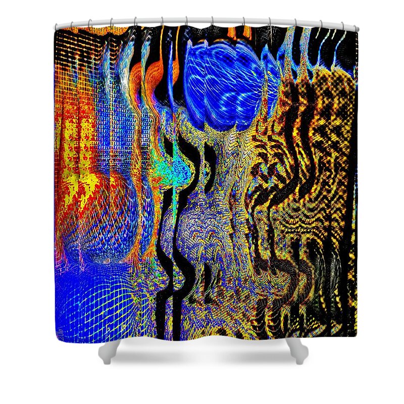 Abstract Shower Curtain featuring the photograph Abstract Photography 001-16 by Mimulux Patricia No