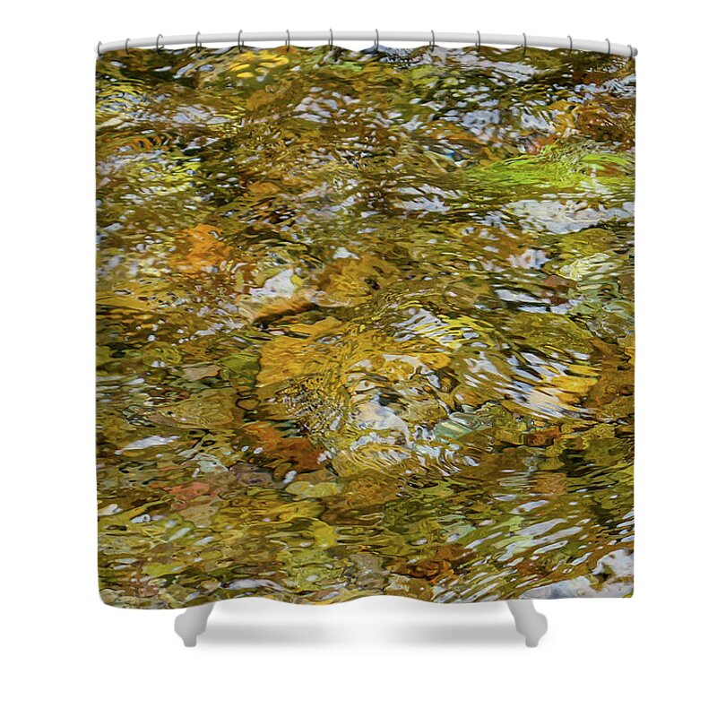 Abstract Shower Curtain featuring the photograph Abstract water by Tim Dussault
