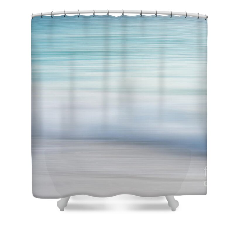 Seascape Photograph Shower Curtain featuring the photograph Abstract wave photograph by Ivy Ho