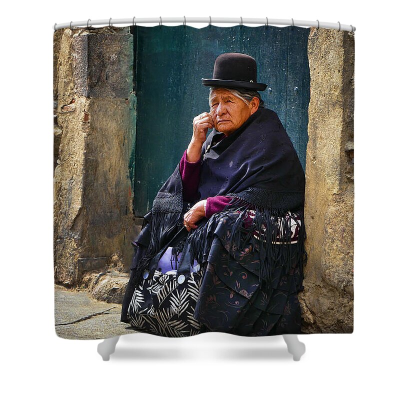Abuela Shower Curtain featuring the photograph Abuela by Skip Hunt