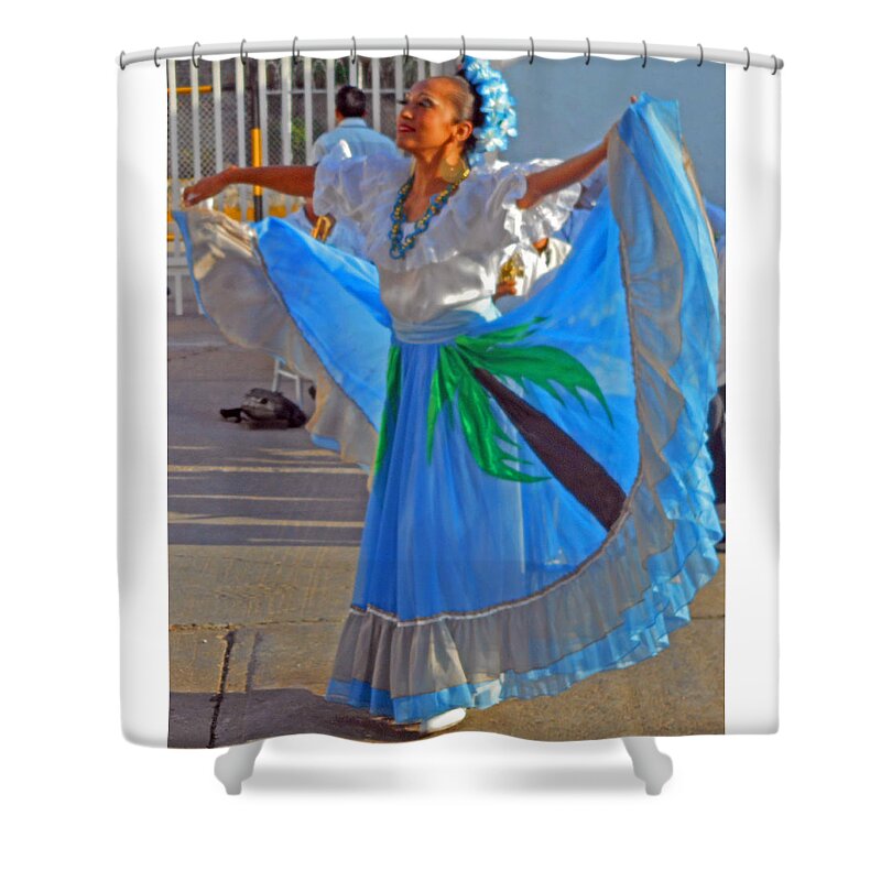 Acapulco Shower Curtain featuring the photograph Acapulco Dancer by Ron Kandt