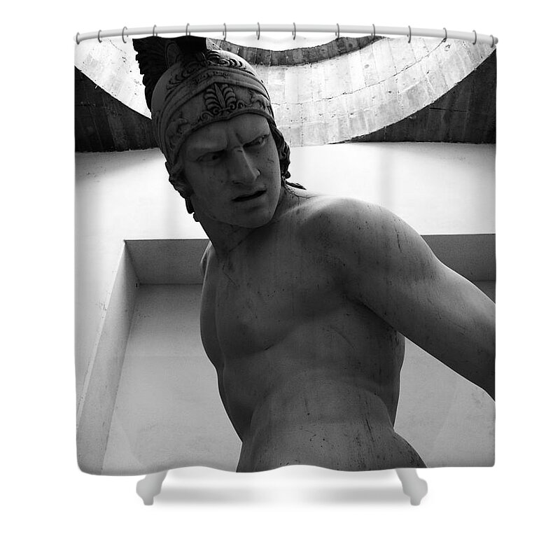 Achilles Shower Curtain featuring the photograph Achilles by Mary Capriole