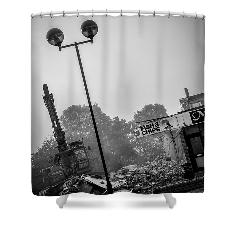 Bollin Valley Shower Curtain featuring the photograph Admirals Going going.... by Neil Alexander Photography