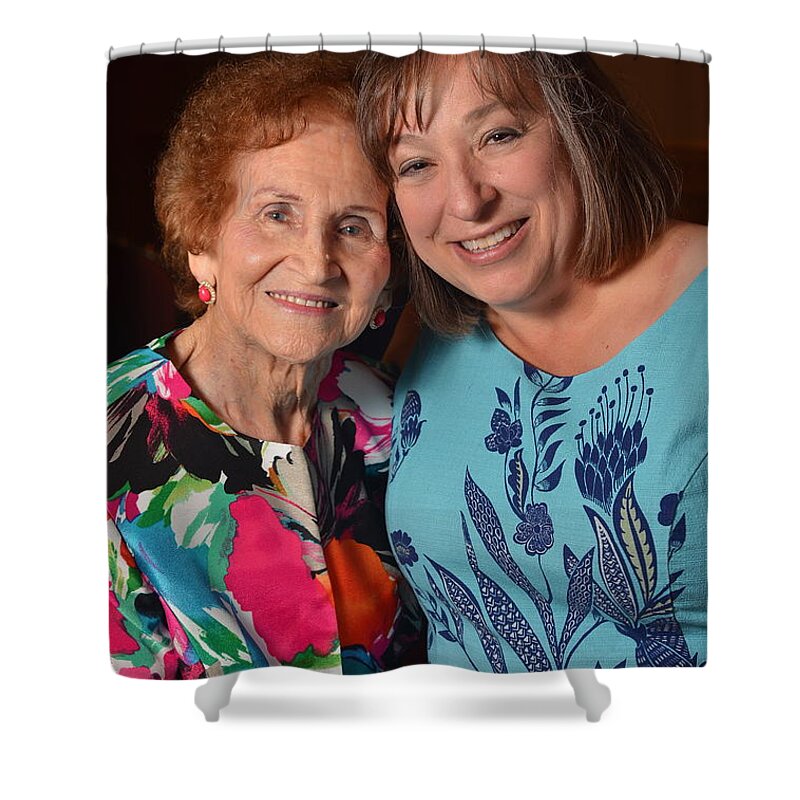 Reunion Shower Curtain featuring the photograph Adopting Gina by Carle Aldrete