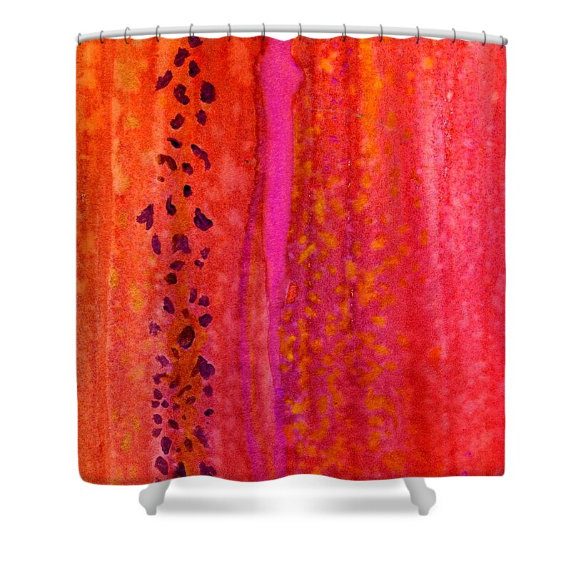 Aflutter Shower Curtain featuring the painting Aflutter by Desiree Paquette