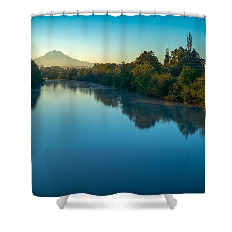 Sunrise Shower Curtain featuring the photograph After Sunrise by Ken Stanback