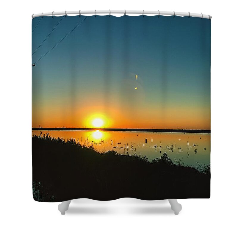 Texas Shower Curtain featuring the photograph After The Storm by Brad Hodges