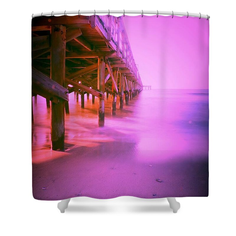 Myrtle Beach Shower Curtain featuring the photograph After The Sunrise by Kenneth Krolikowski
