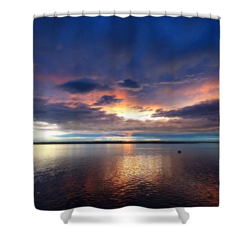 Afterglow Shower Curtain featuring the photograph Afterglow by Dark Whimsy