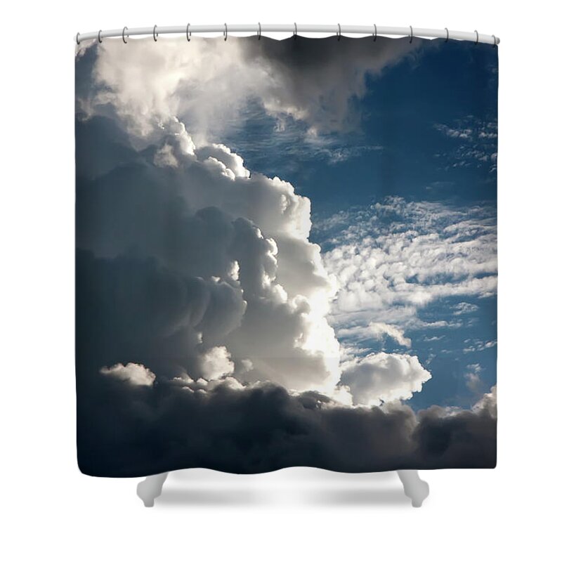Clouds Shower Curtain featuring the photograph Afternoon Clouds by KG Thienemann