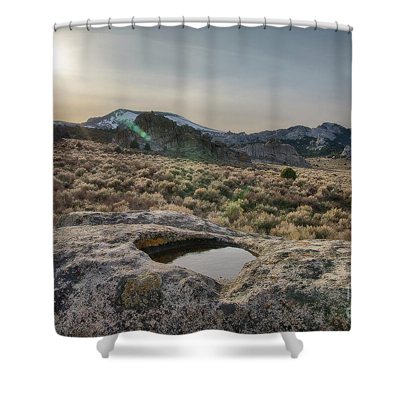 City Of Rocks Shower Curtain featuring the photograph Afternoon in the City of Rocks by Idaho Scenic Images Linda Lantzy