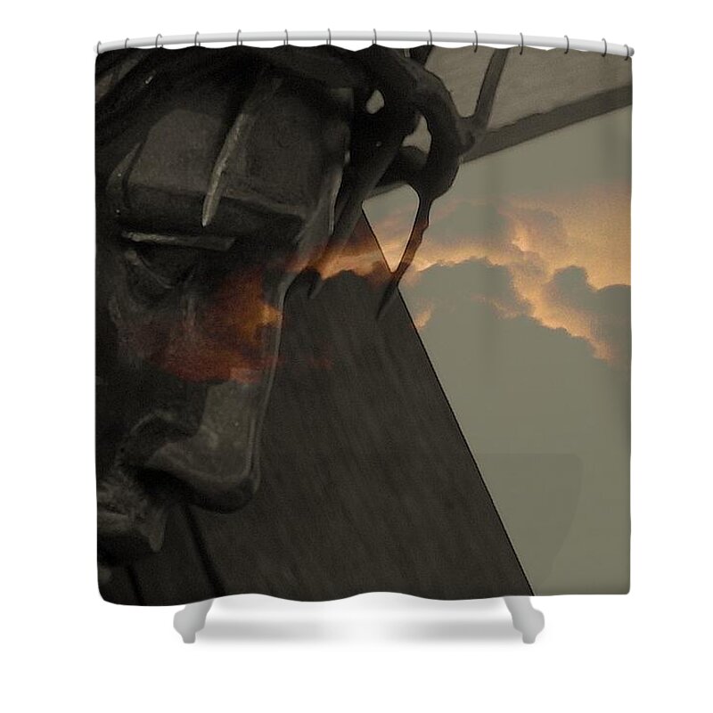 Power Shower Curtain featuring the photograph All Powerfull.. by Al Swasey