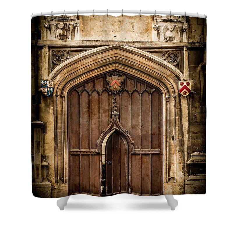 All Souls College Shower Curtain featuring the photograph Oxford, England - All Souls Gate by Mark Forte