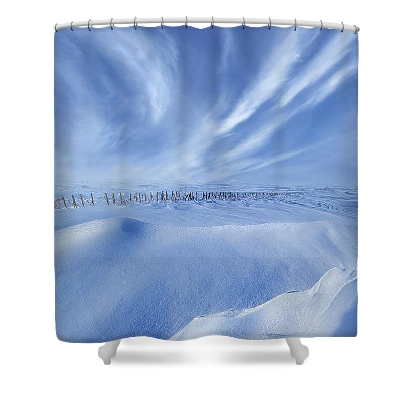 Serene Shower Curtain featuring the photograph All That Has Been Done by Phil Koch