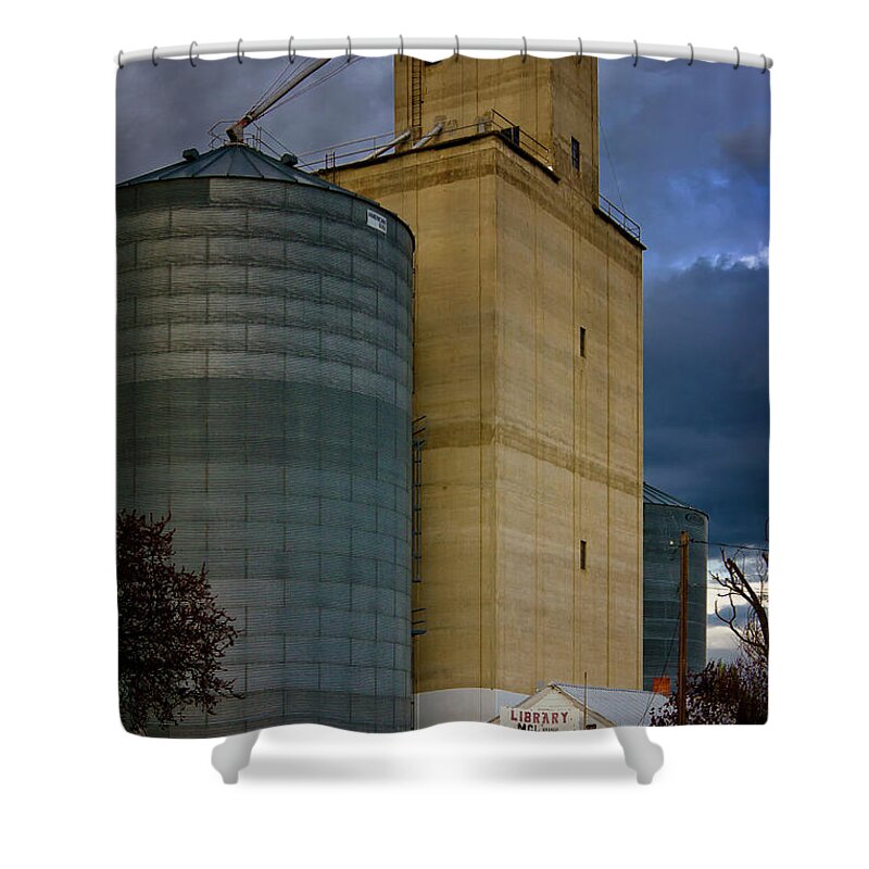Grain Shower Curtain featuring the photograph All Things by Albert Seger