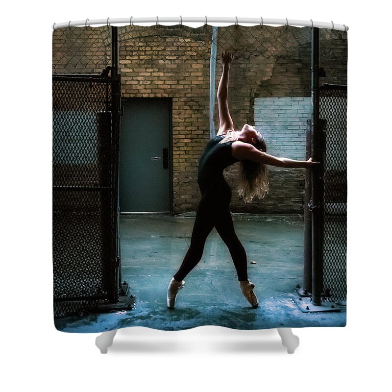 Dance Shower Curtain featuring the photograph Alley Dance by Dave Koch