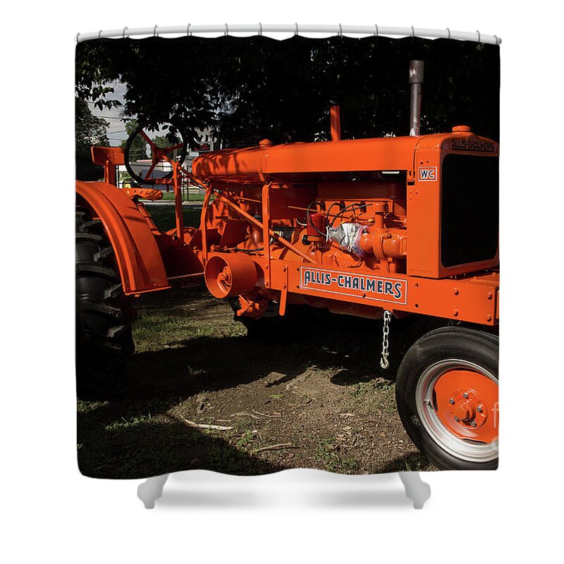 Tractor Shower Curtain featuring the photograph Allis-Chalmers WC by Mike Eingle