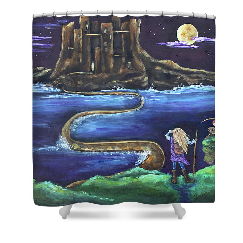 Fantasy Shower Curtain featuring the photograph Almost Home by Diana Haronis