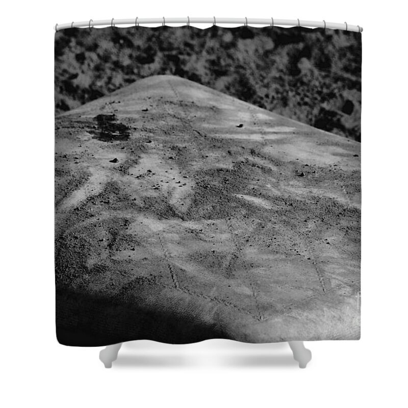 Baseball Shower Curtain featuring the photograph Almost Home by Leah McPhail