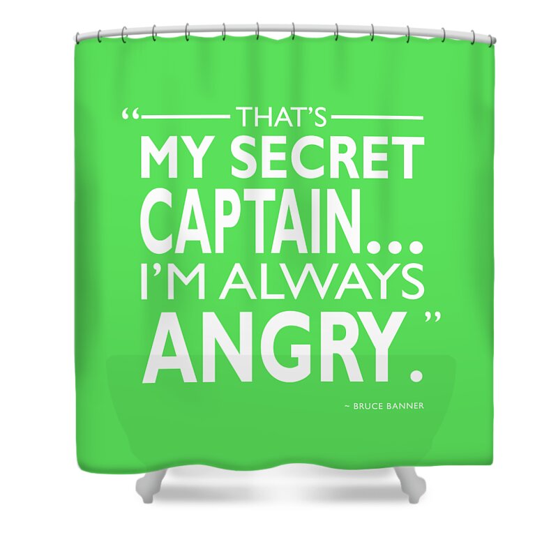 The Hulk Shower Curtain featuring the photograph Always Angry by Mark Rogan