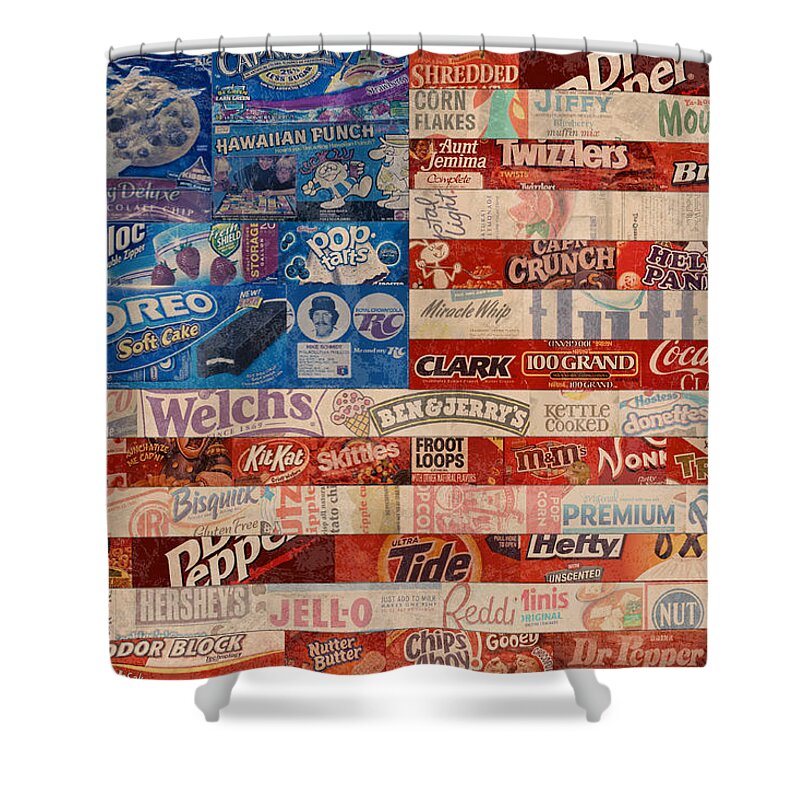 Assemblage Shower Curtains