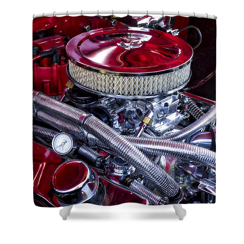 Engine Shower Curtain featuring the photograph American Icon by David Kay