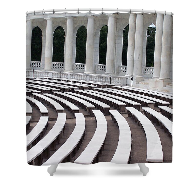 Amphitheatre Shower Curtain featuring the photograph Amphitheatre by Vijay Sharon Govender